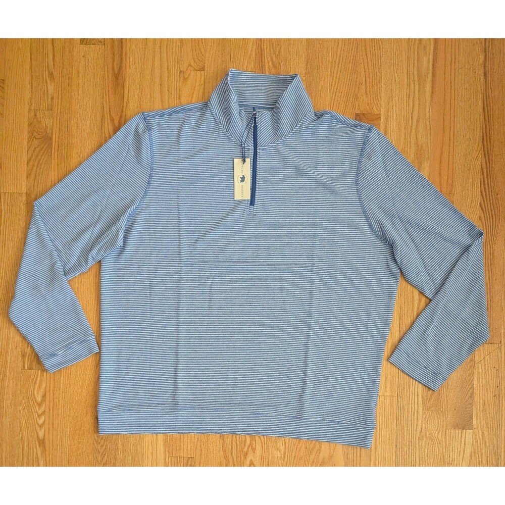 Onward Reserve Pullover 1/4 Zip mens 2XL Flow Performance Stretch Striped NWT